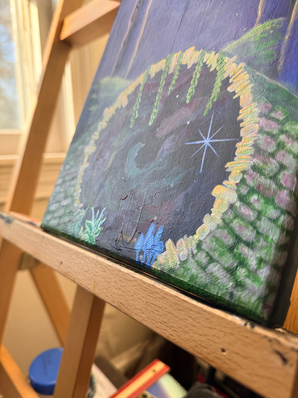 Mystical Moon Gate Painting