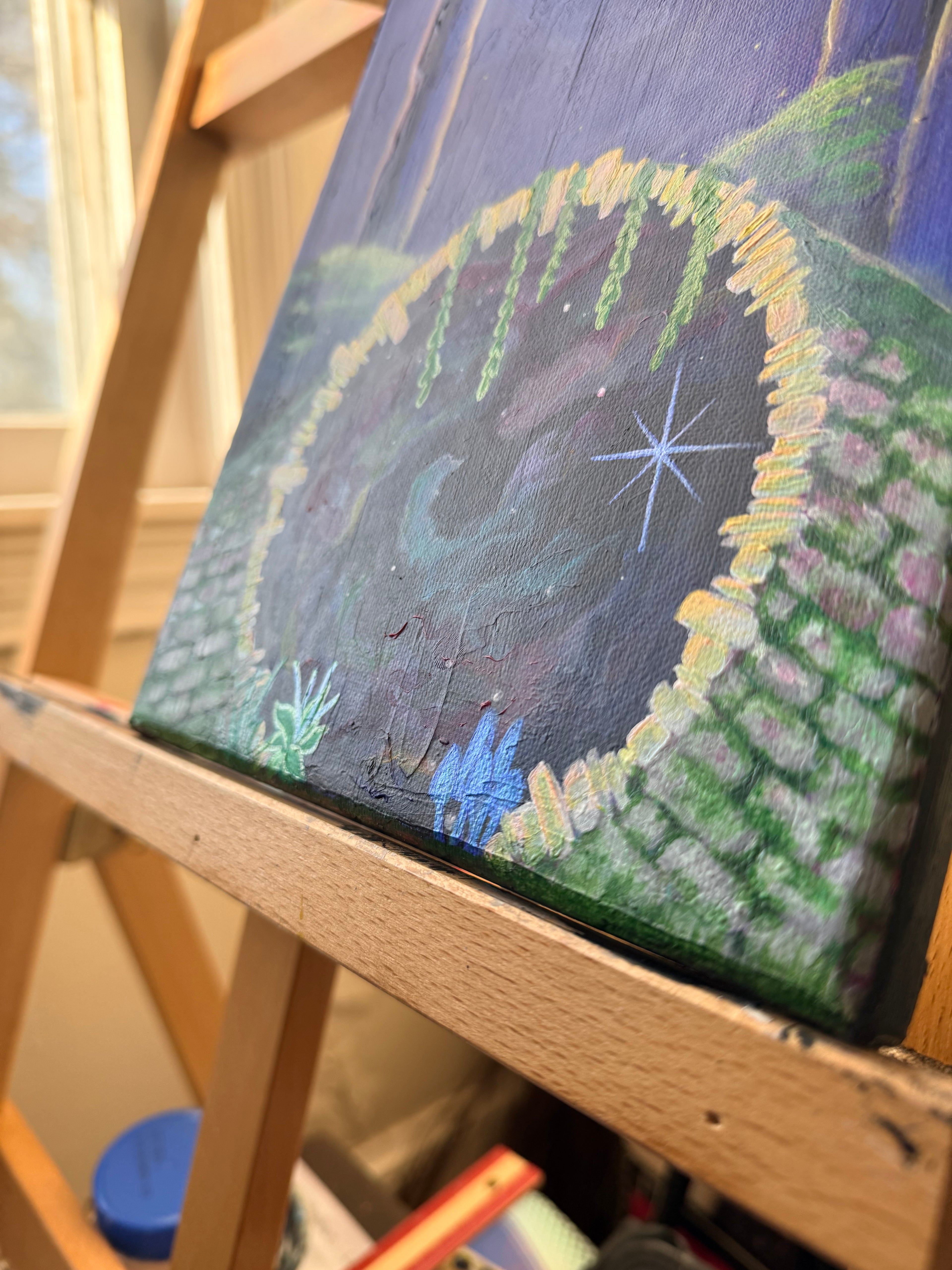 Mystical Moon Gate Painting