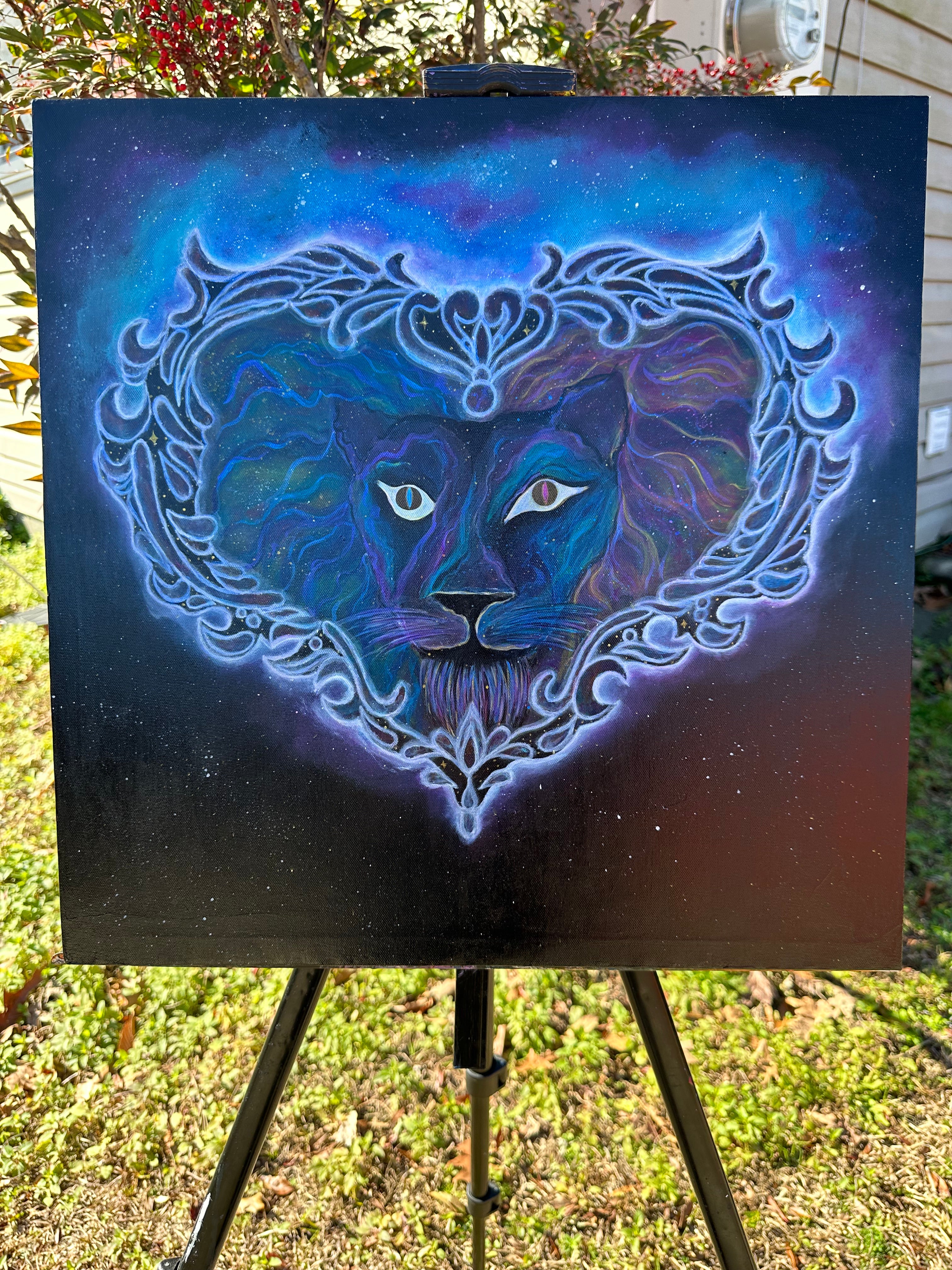 Heart of a Lion Original Painting