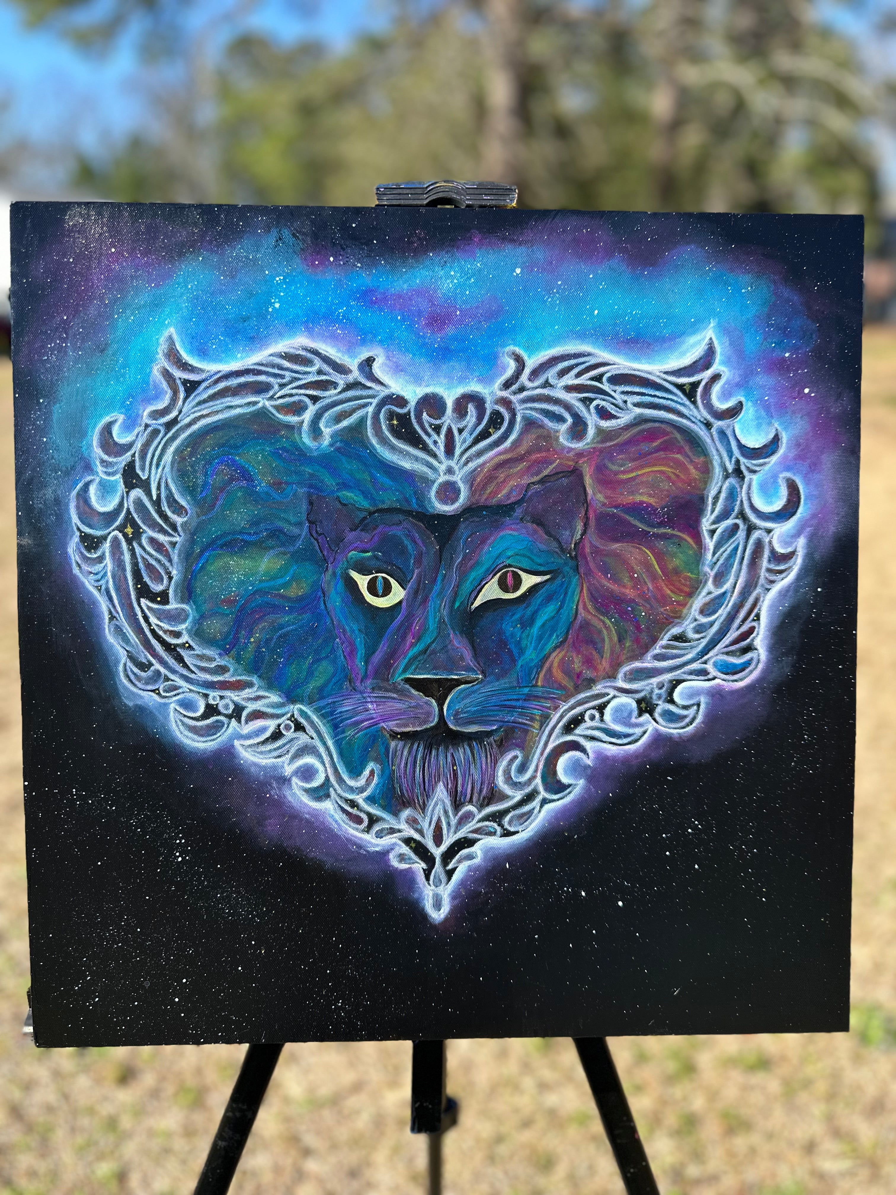 Heart of a Lion Original Painting