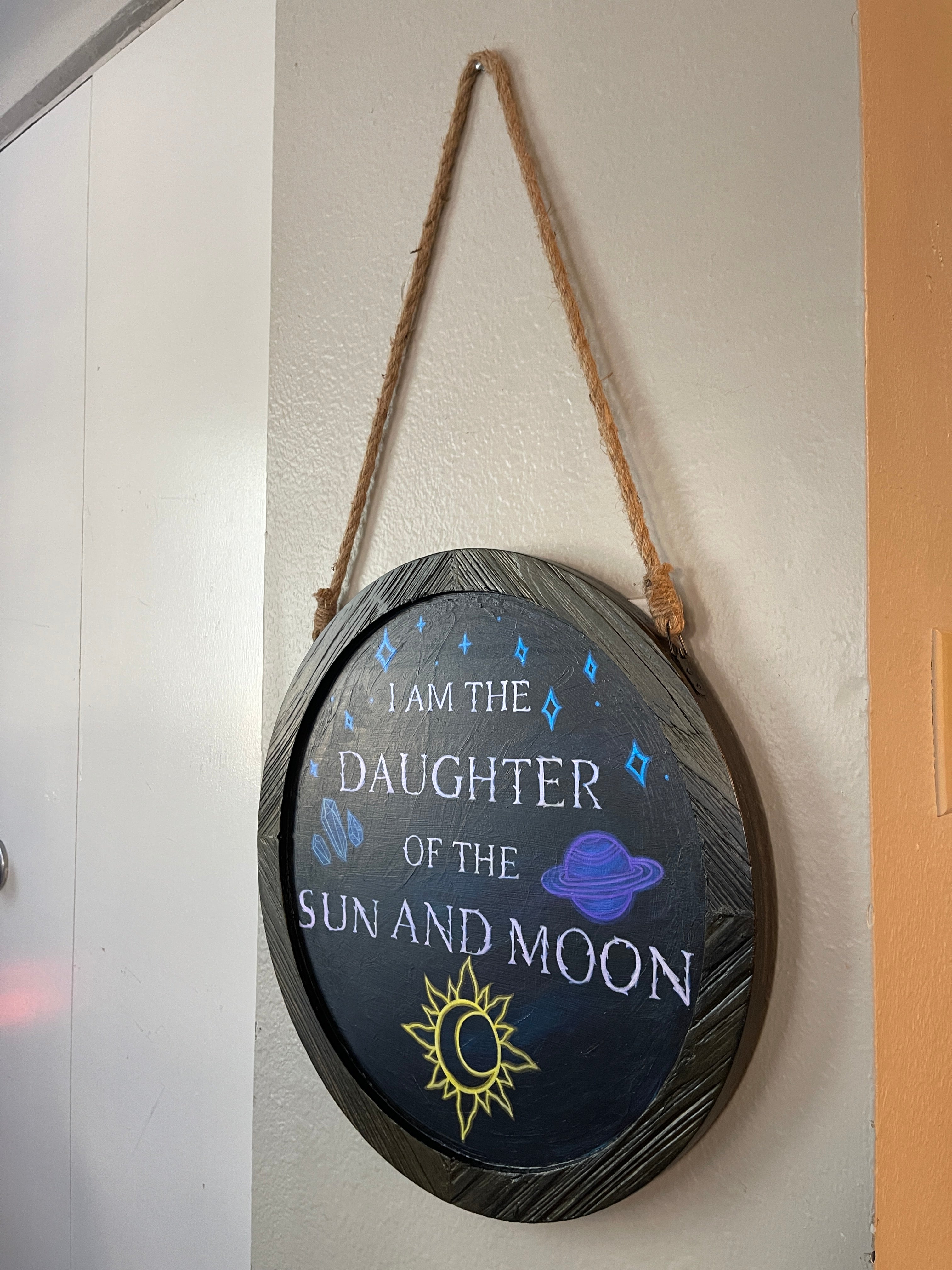 "Daughter" Hanging Sign