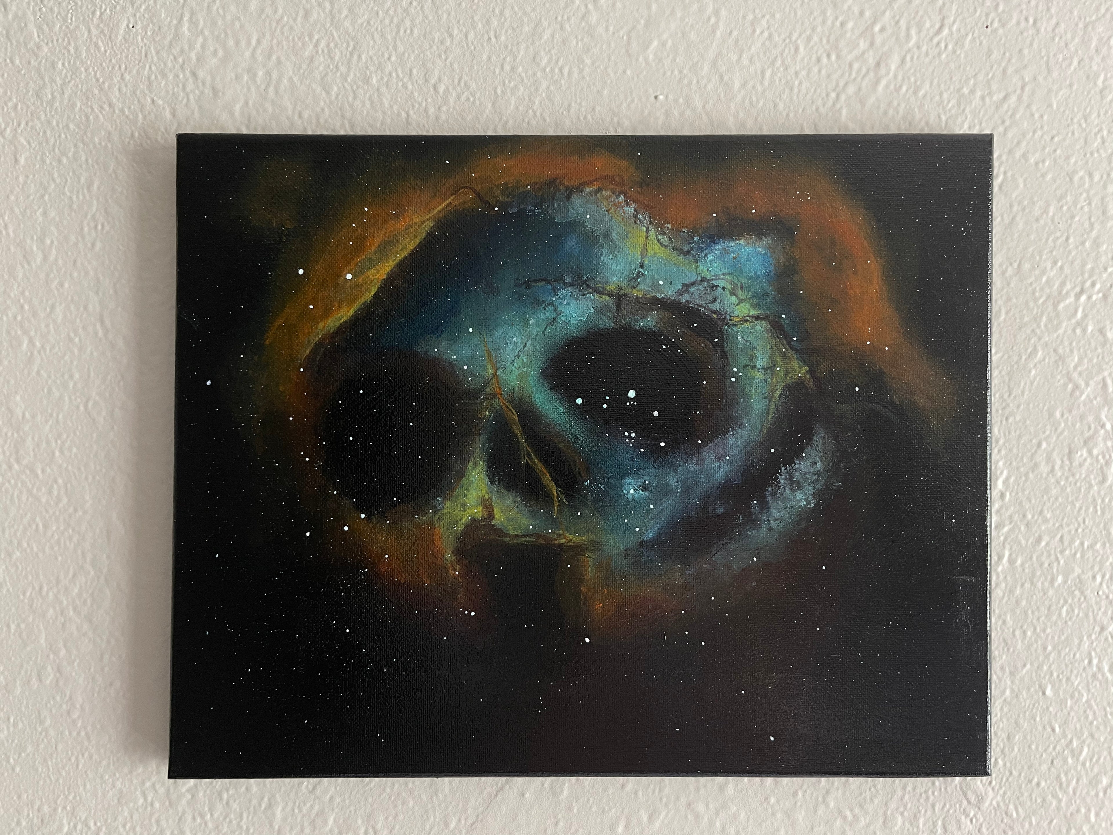 Skull Nebula Art Print