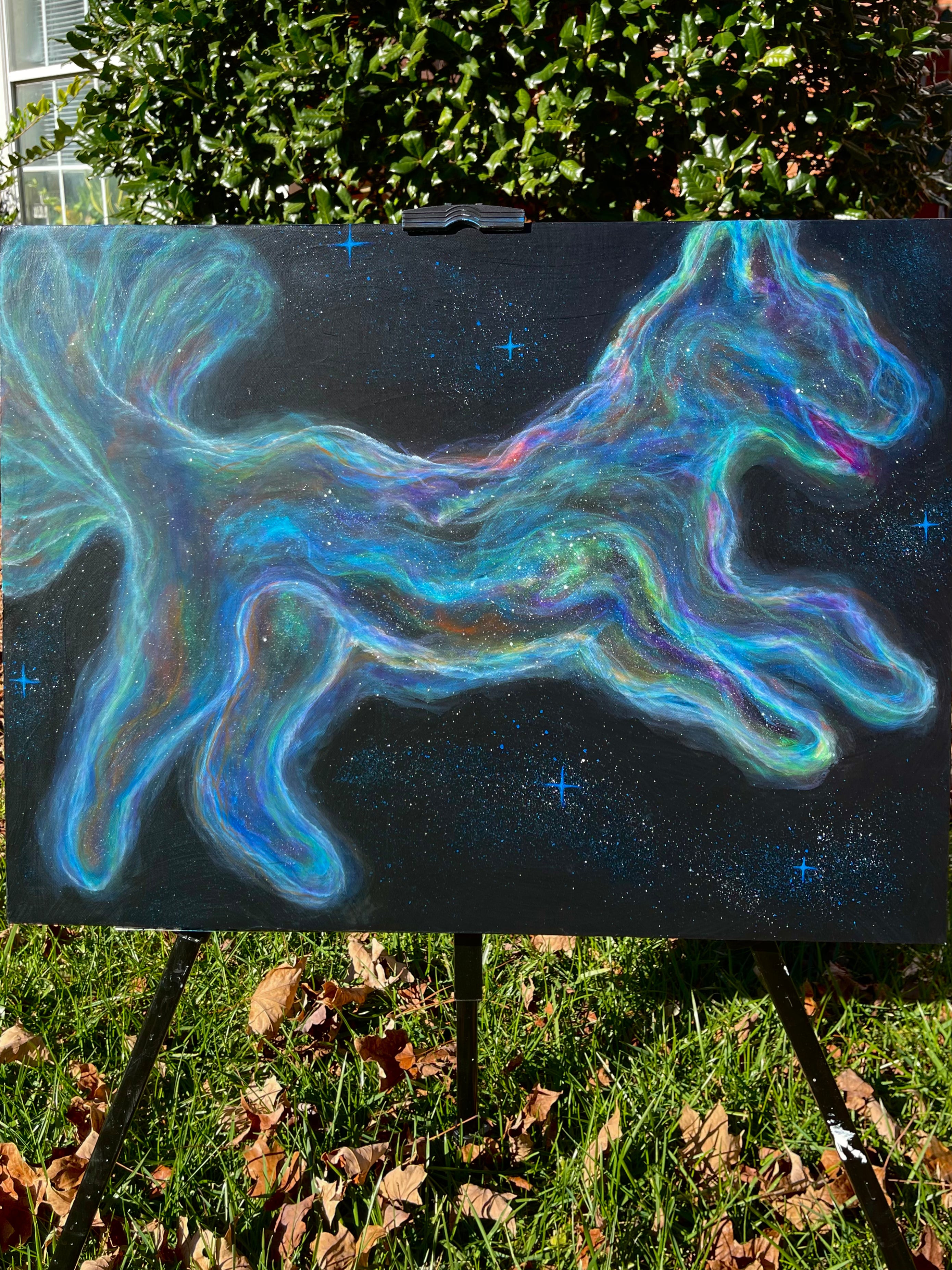 Cosmic Companion Original Painting