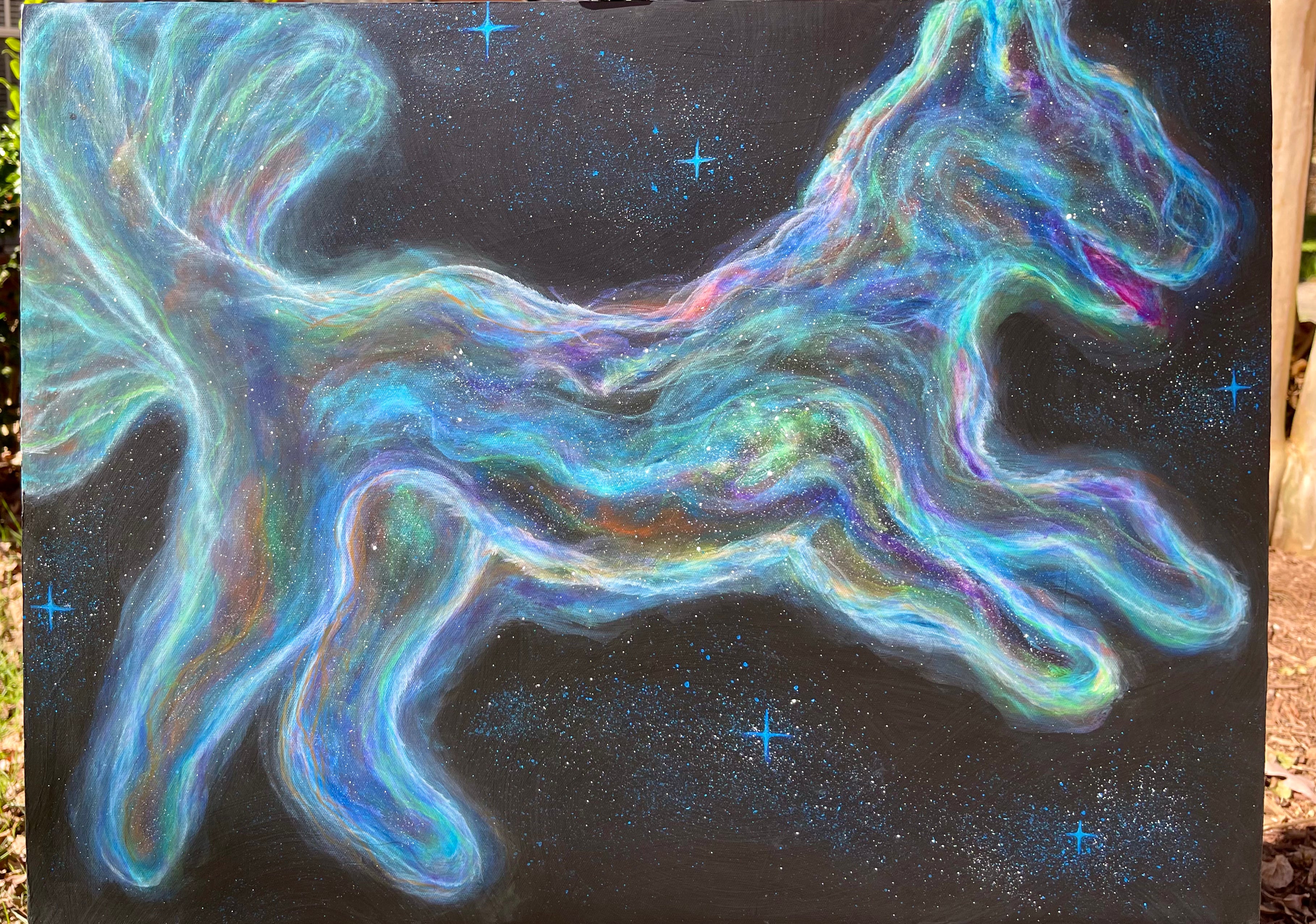Cosmic Companion Original Painting