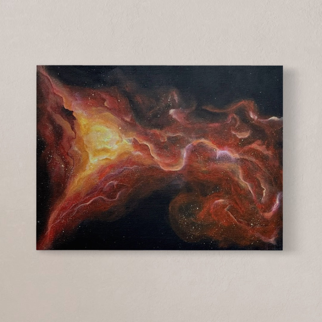 Supernova Ember Original Painting