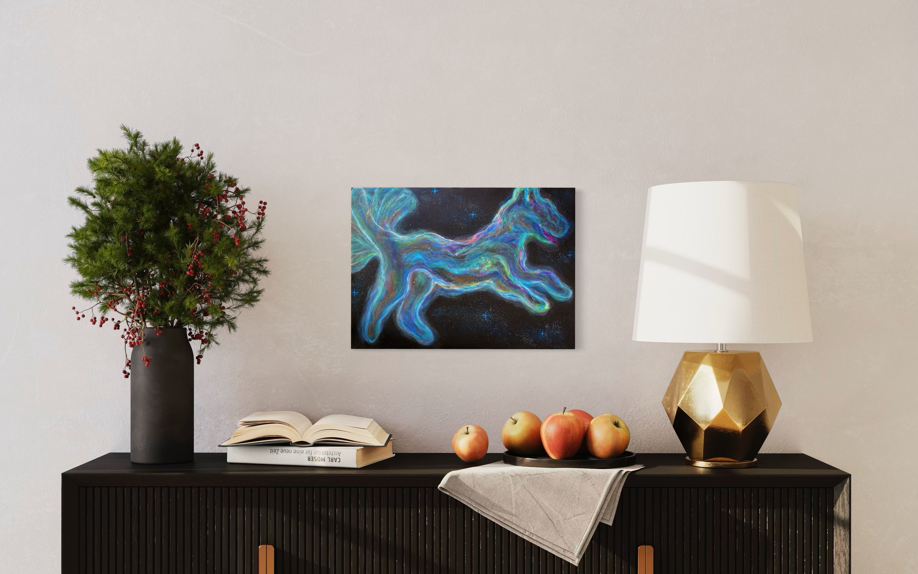 Cosmic Companion Original Painting