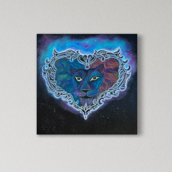 Heart of a Lion Original Painting