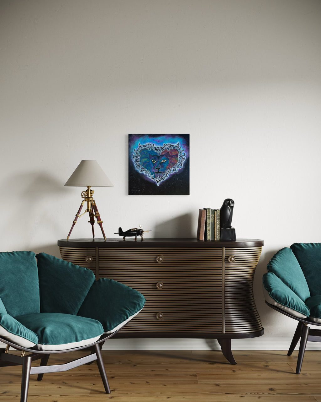 Heart of a Lion Art Prints