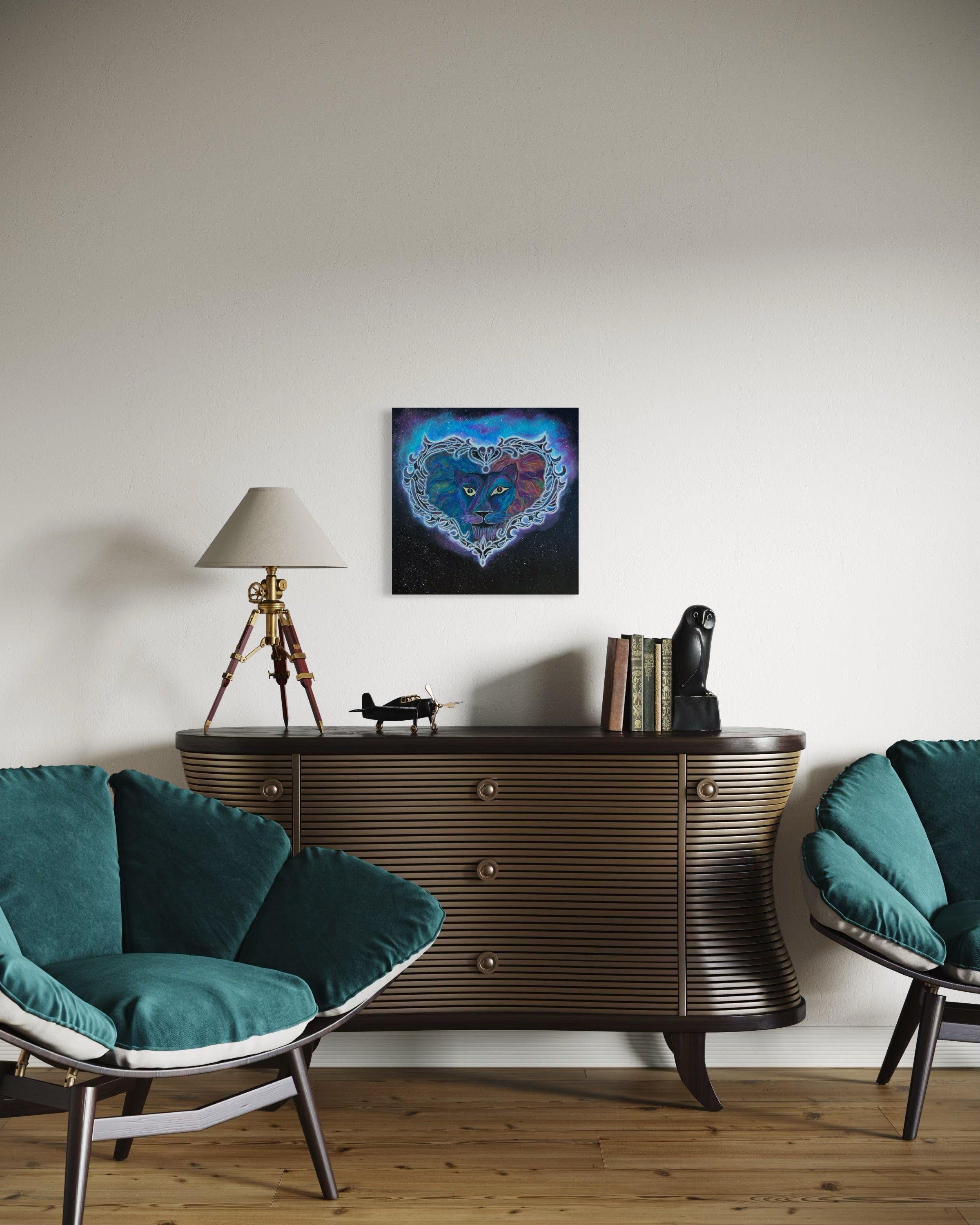 Heart of a Lion Art Prints